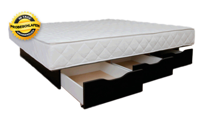 Wasserbett Softside mit Schubladen